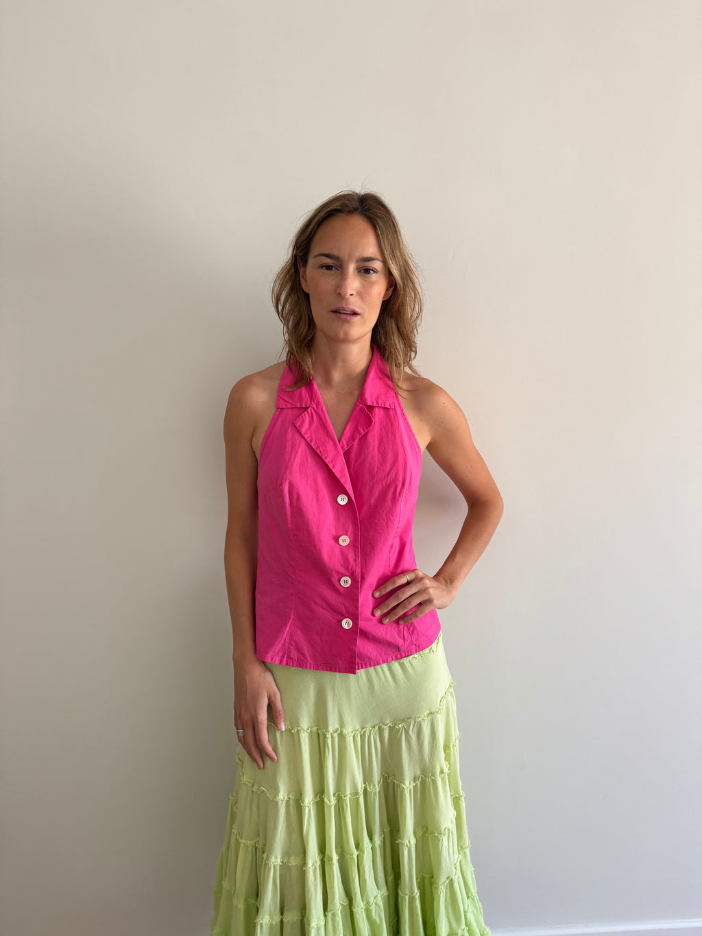 Agnès b. cotton halter top