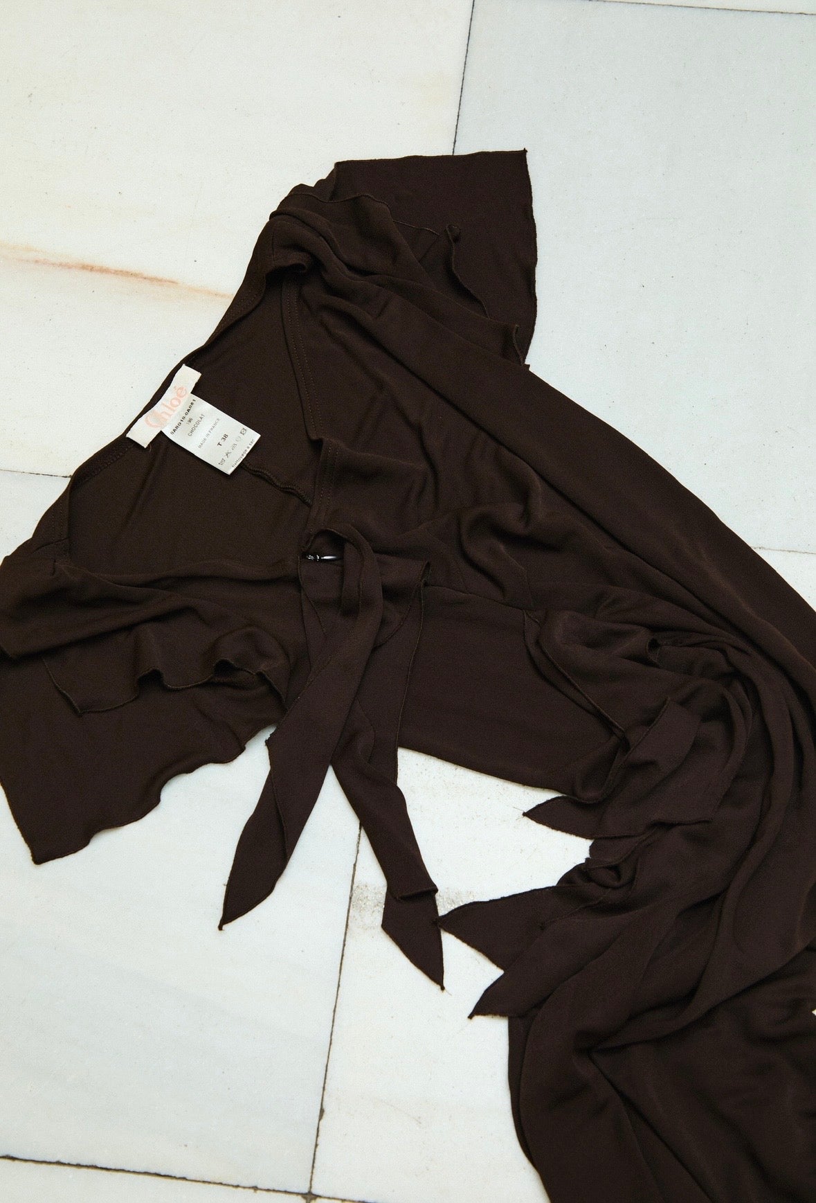 Chocolate brown Chloé dress