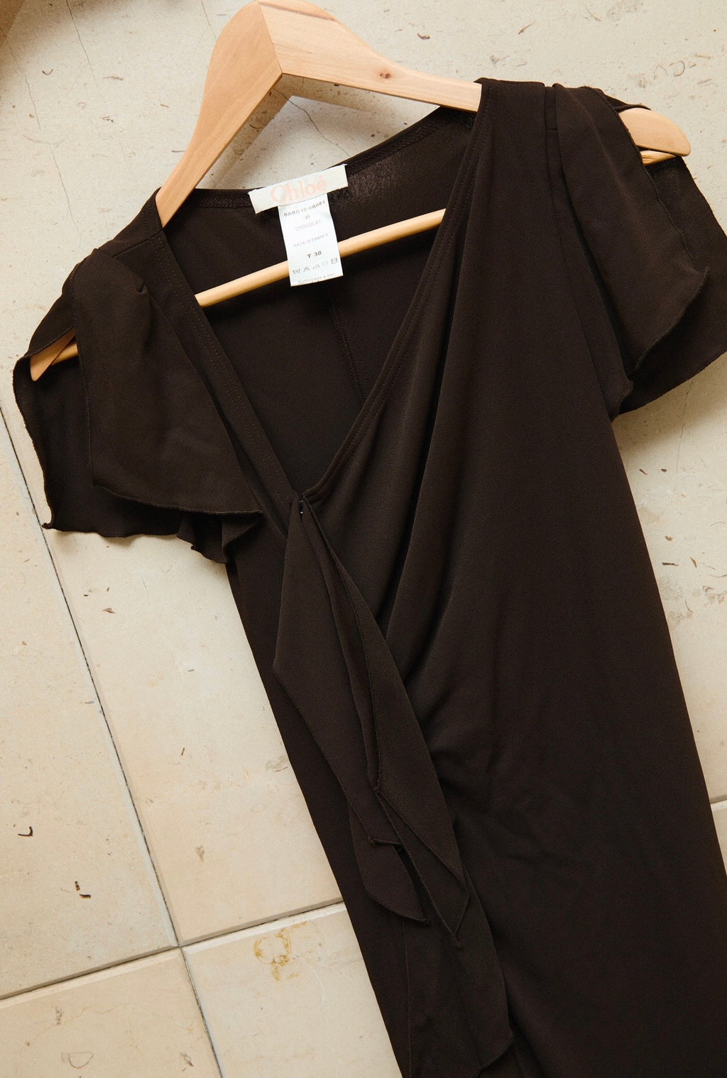 Chocolate brown Chloé dress