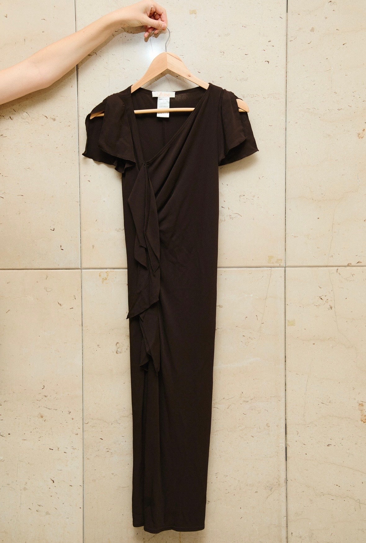 Chocolate brown Chloé dress