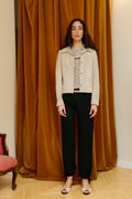 Beige suede jacket