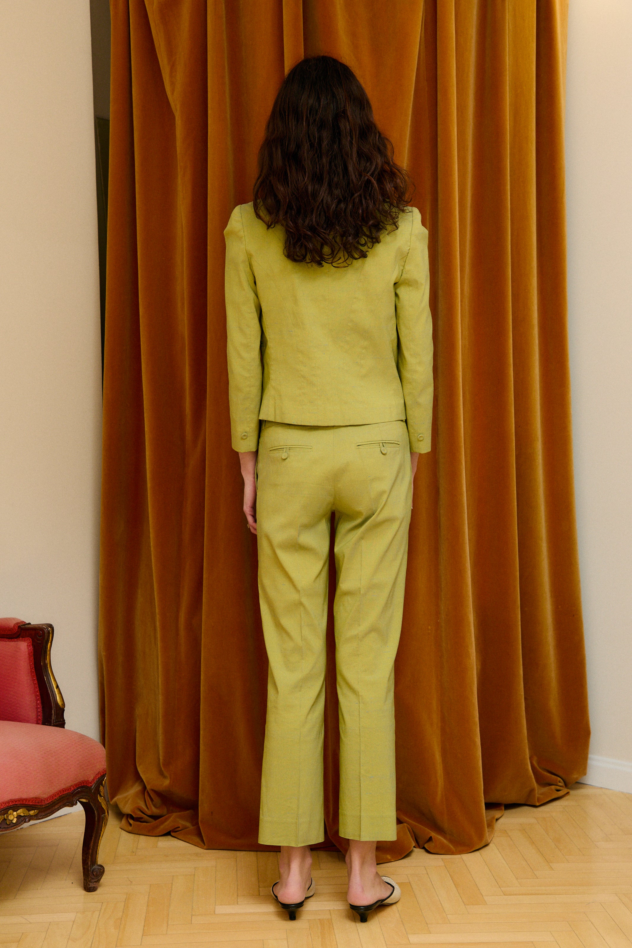 Cotton & silk suit