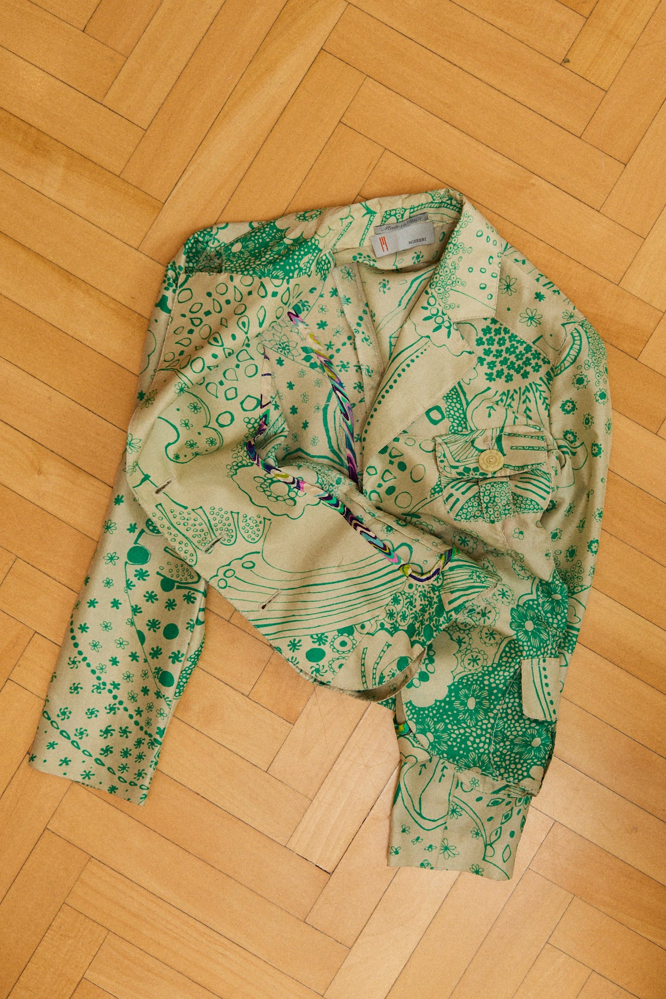 Missoni patterned silk blazer