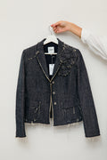 Silk denim jacket