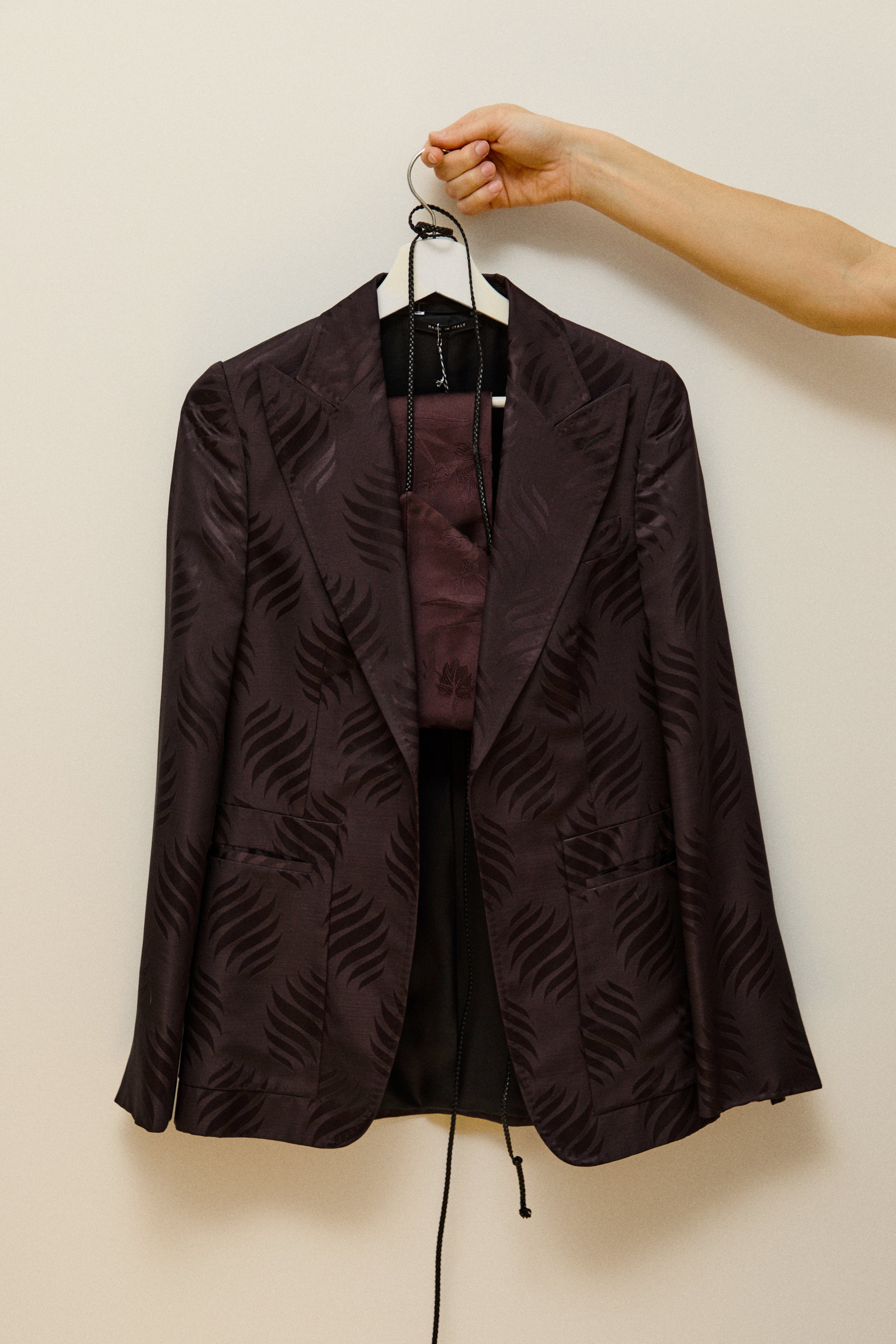 Gucci silk jacquard blazer