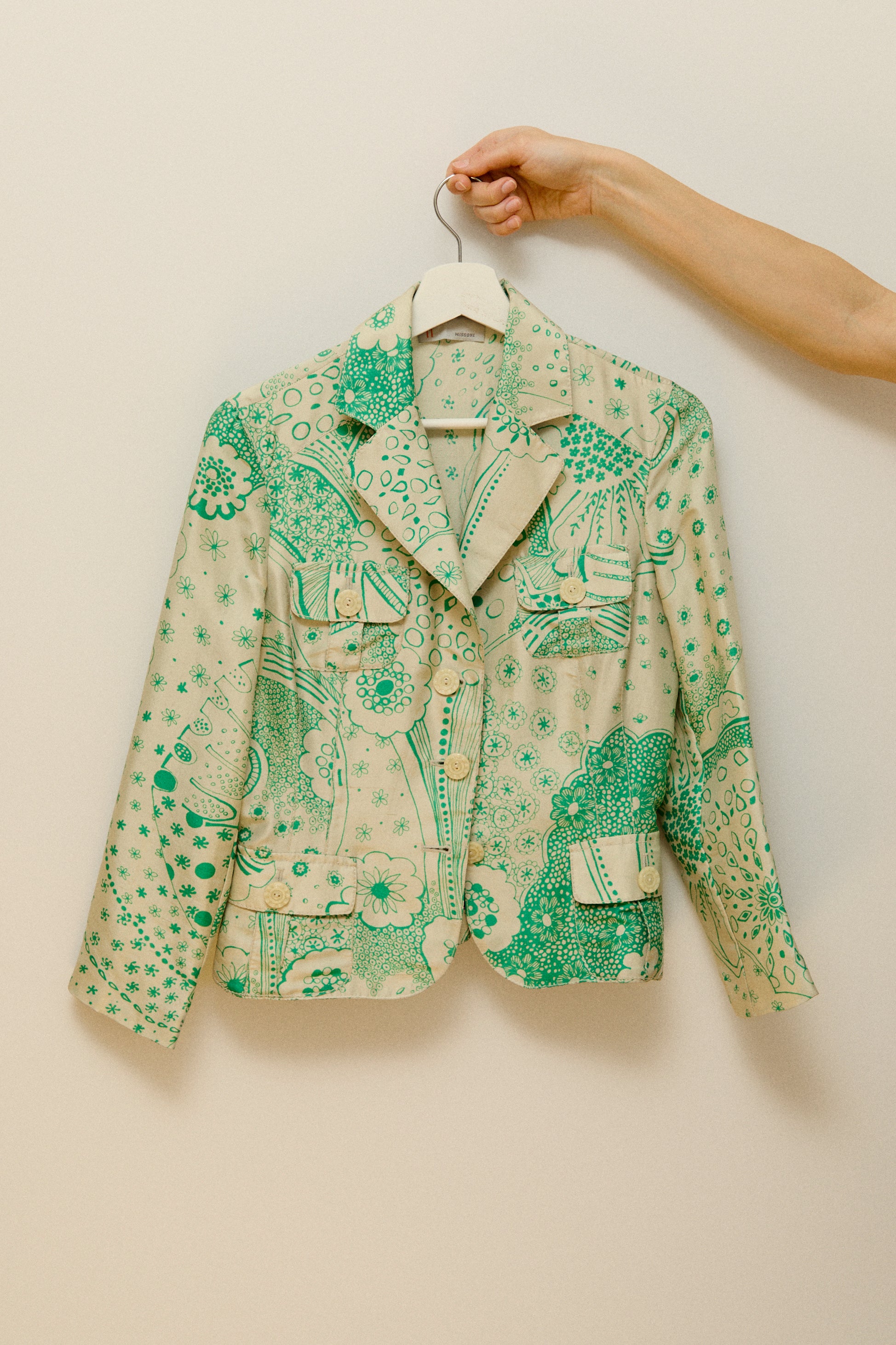 Missoni patterned silk blazer