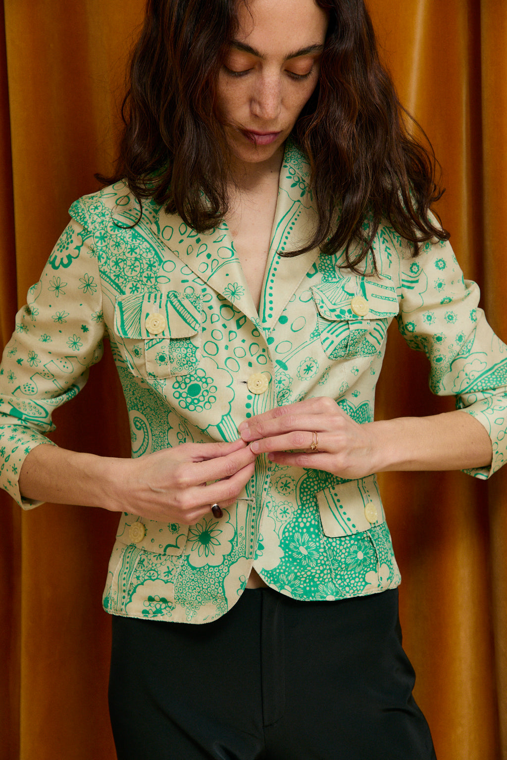 Missoni patterned silk blazer