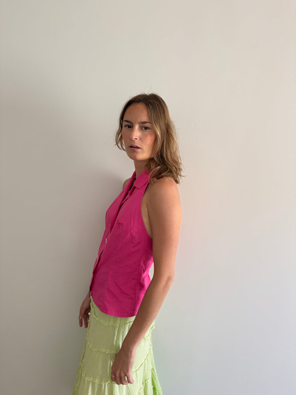 Agnès b. cotton halter top