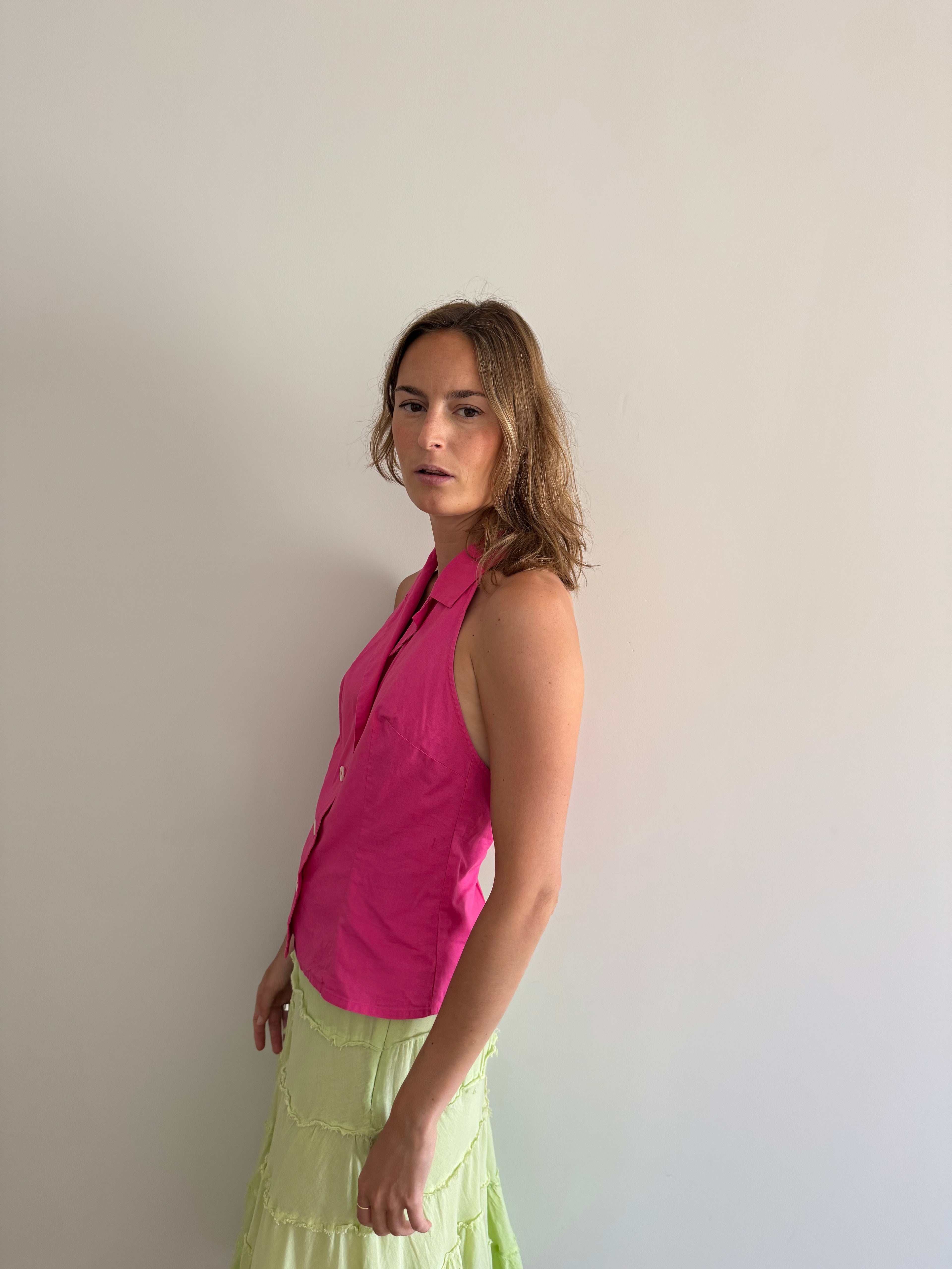 Agnès b. cotton halter top