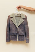 Butter suede shearling jacket