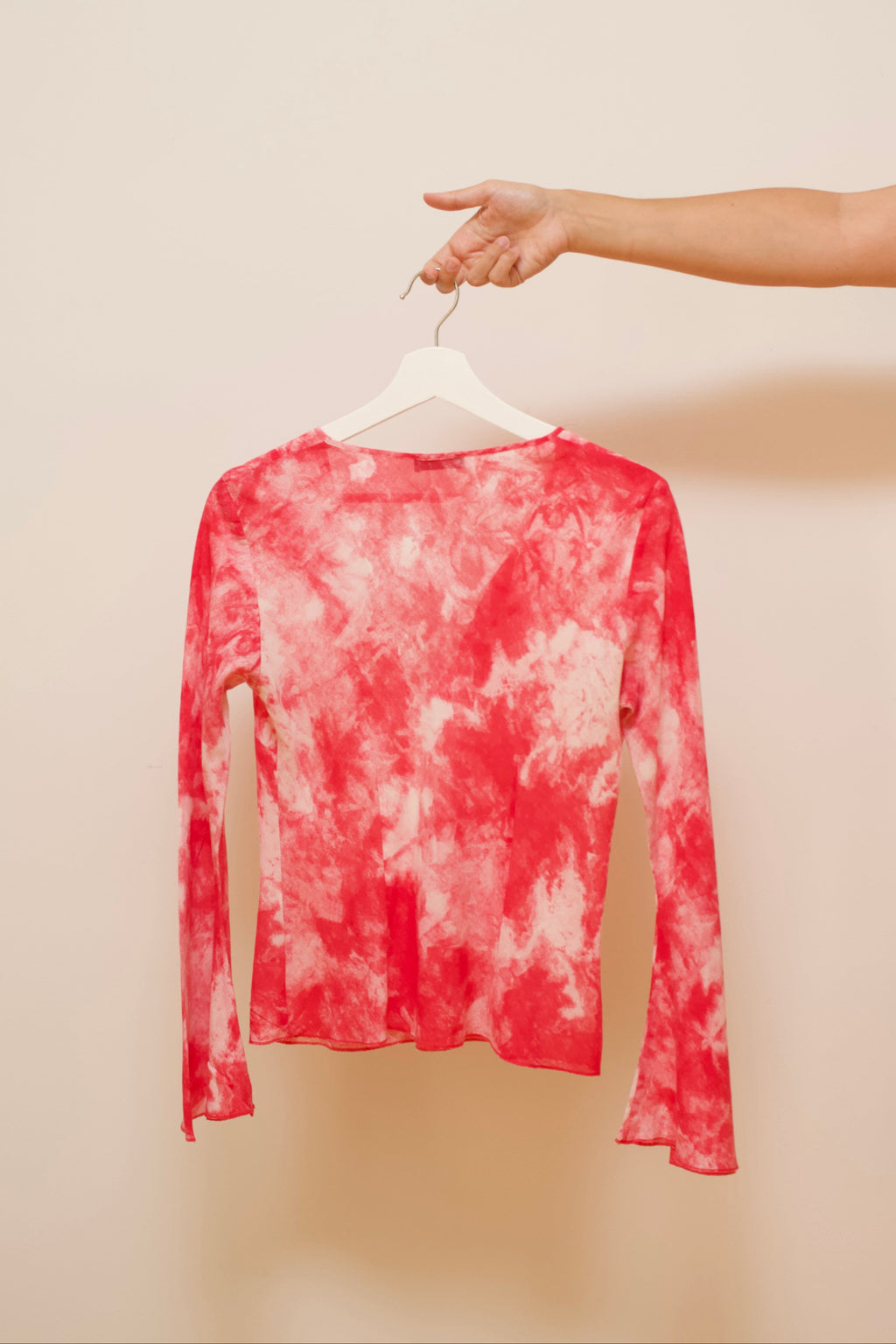 Tie-dye cotton blouse