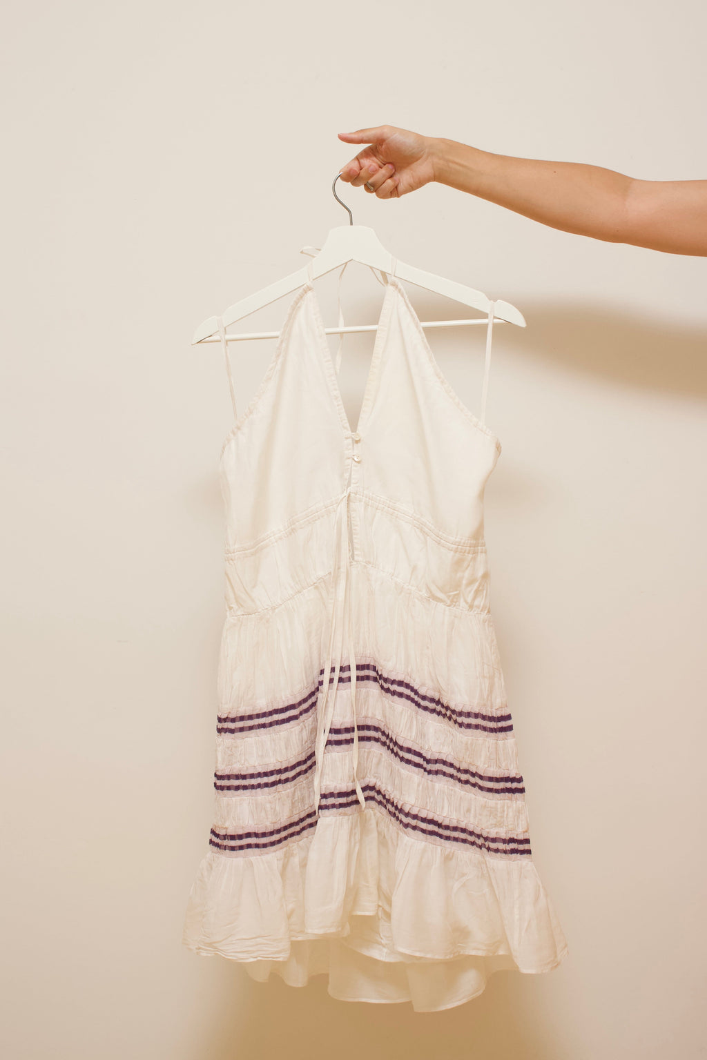 JPG cotton & silk mini dress