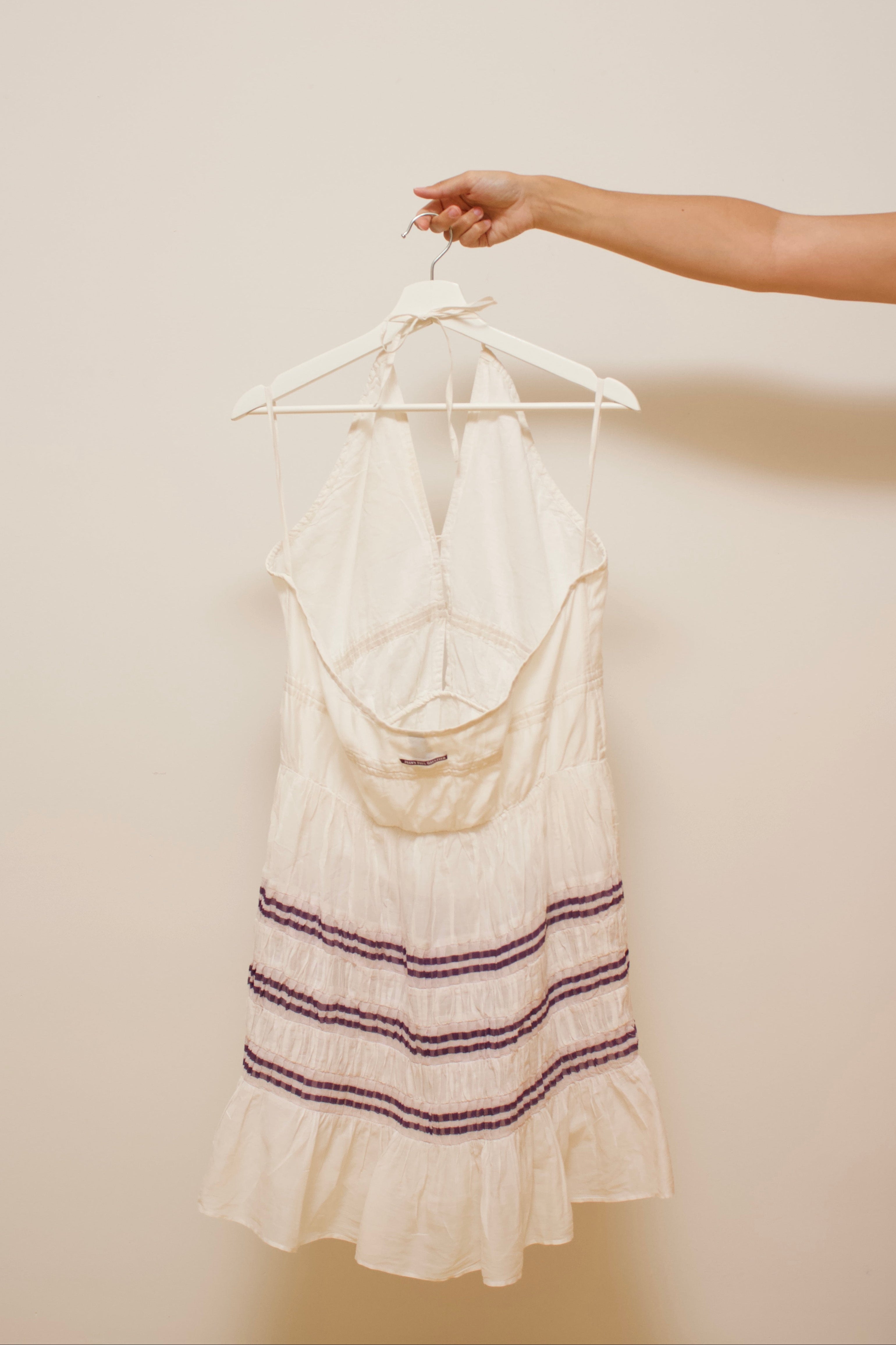 JPG cotton & silk mini dress