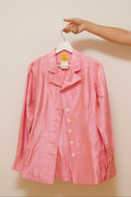 Wild silk bright pink shirt