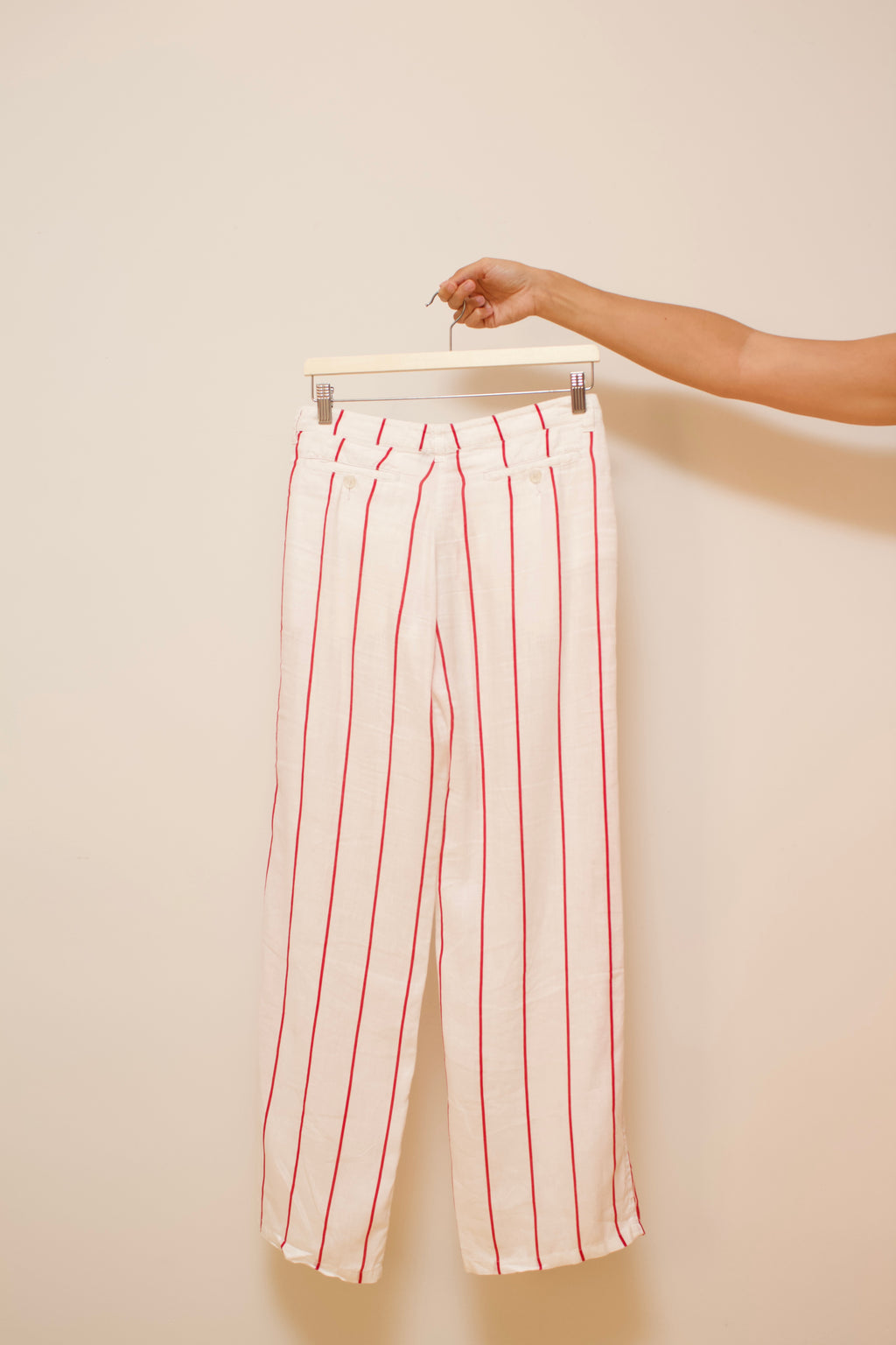 Linen striped pants