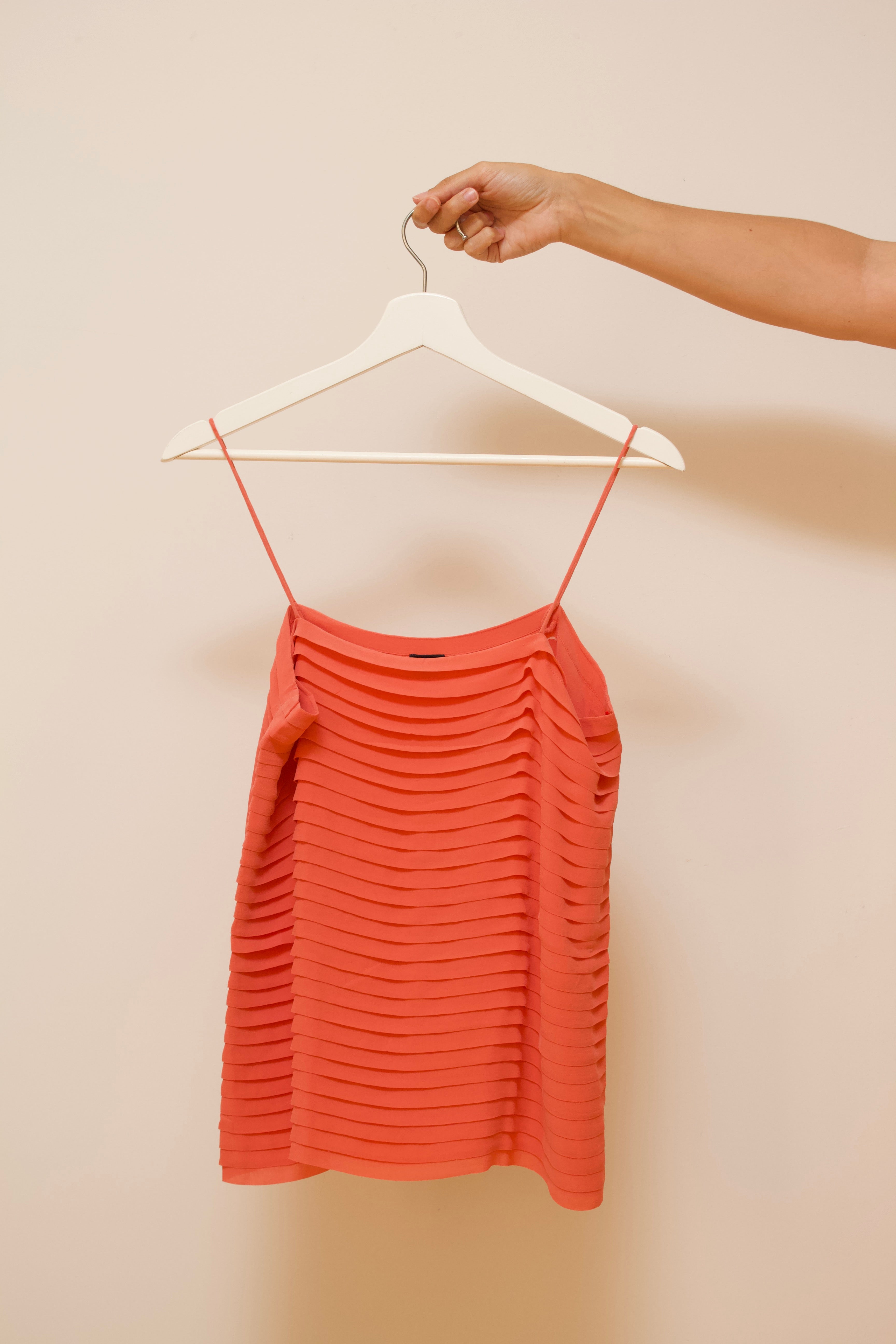 Silk draped top