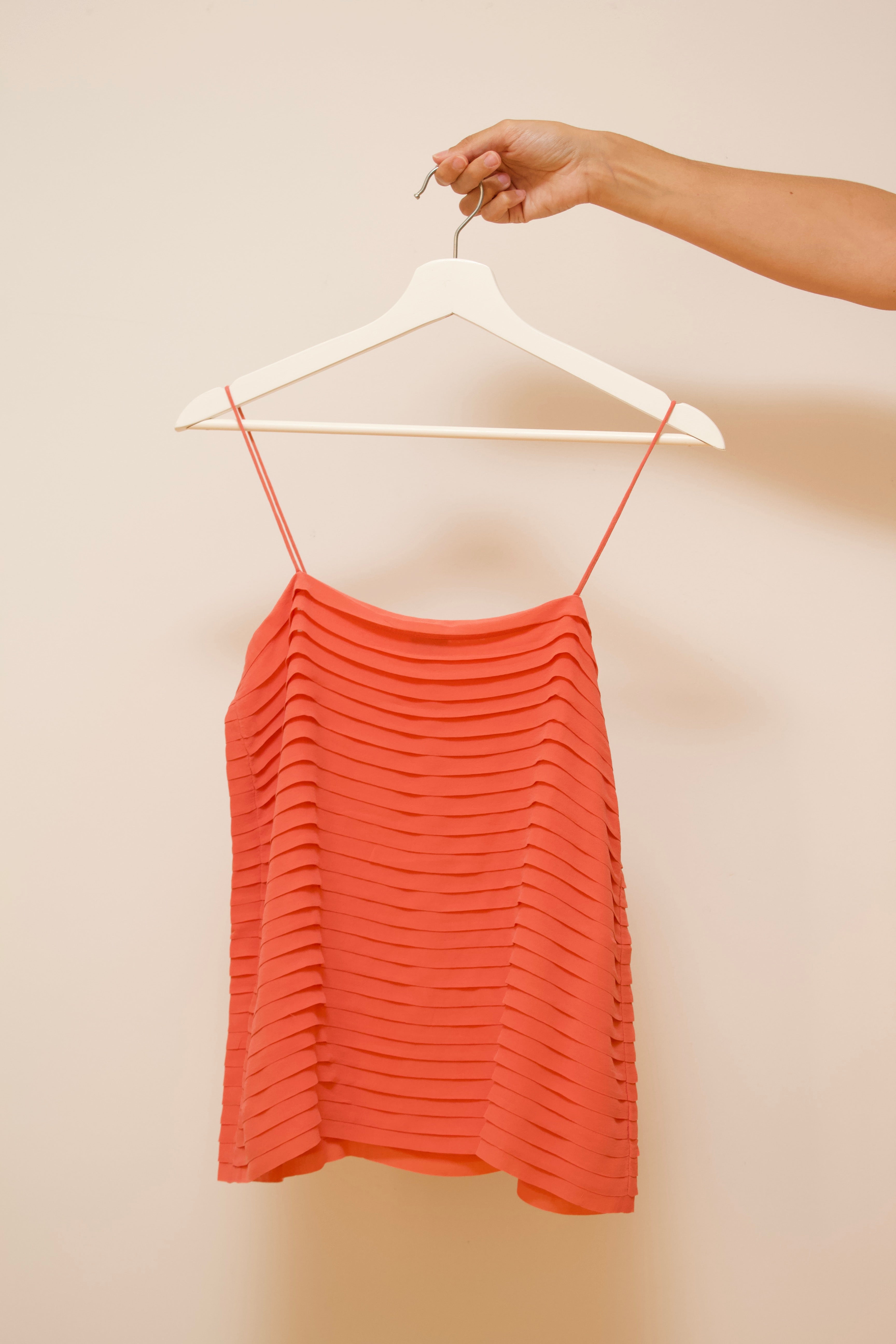 Silk draped top