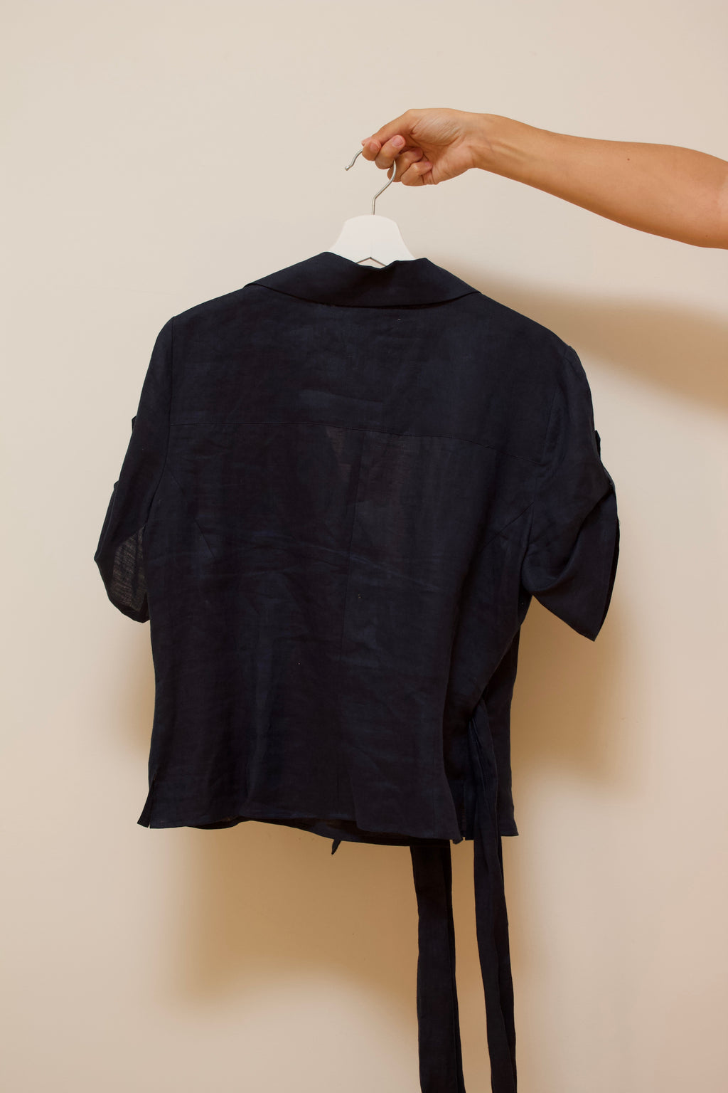 Linen blouse & skirt set