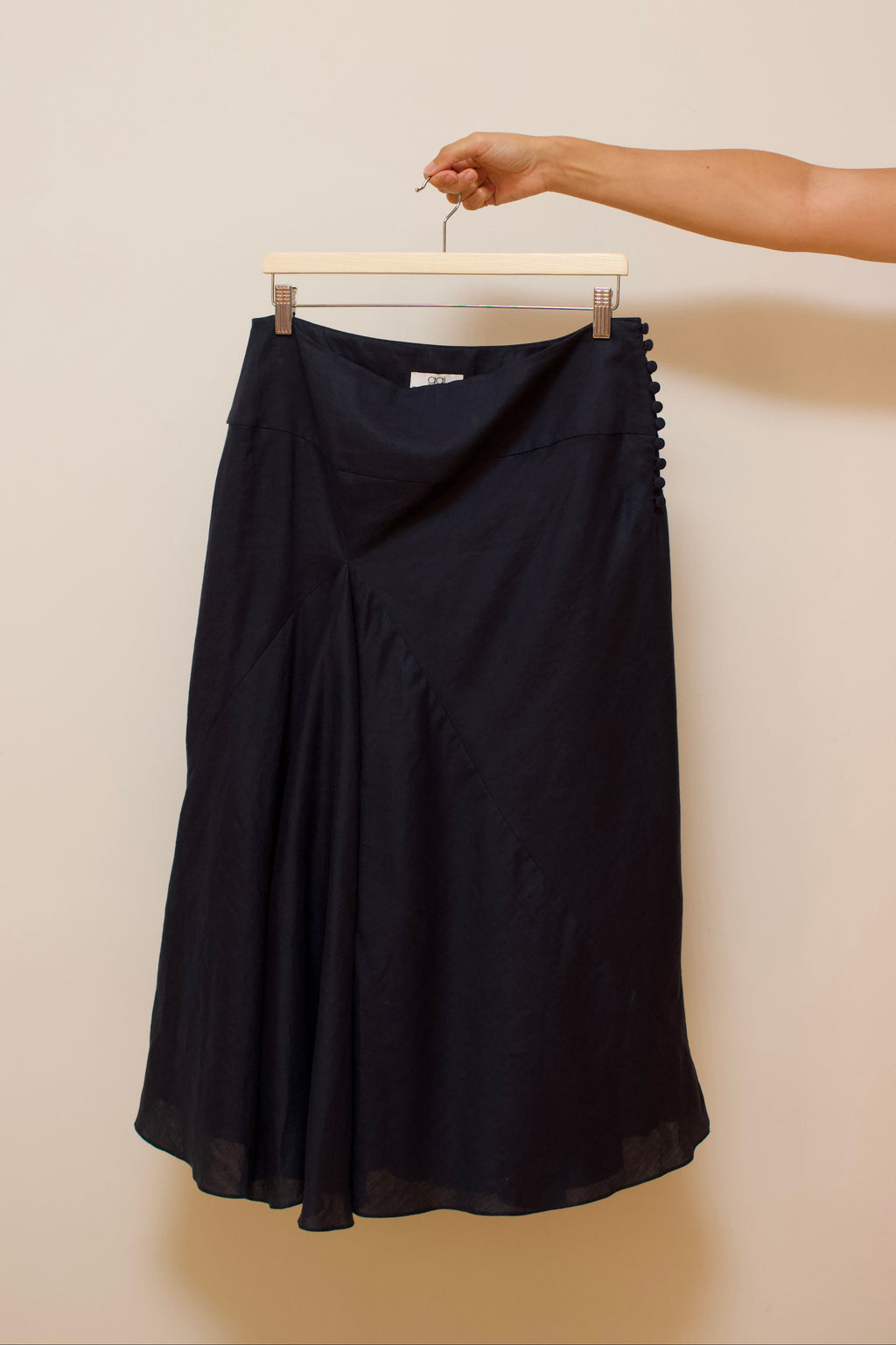 Linen blouse & skirt set