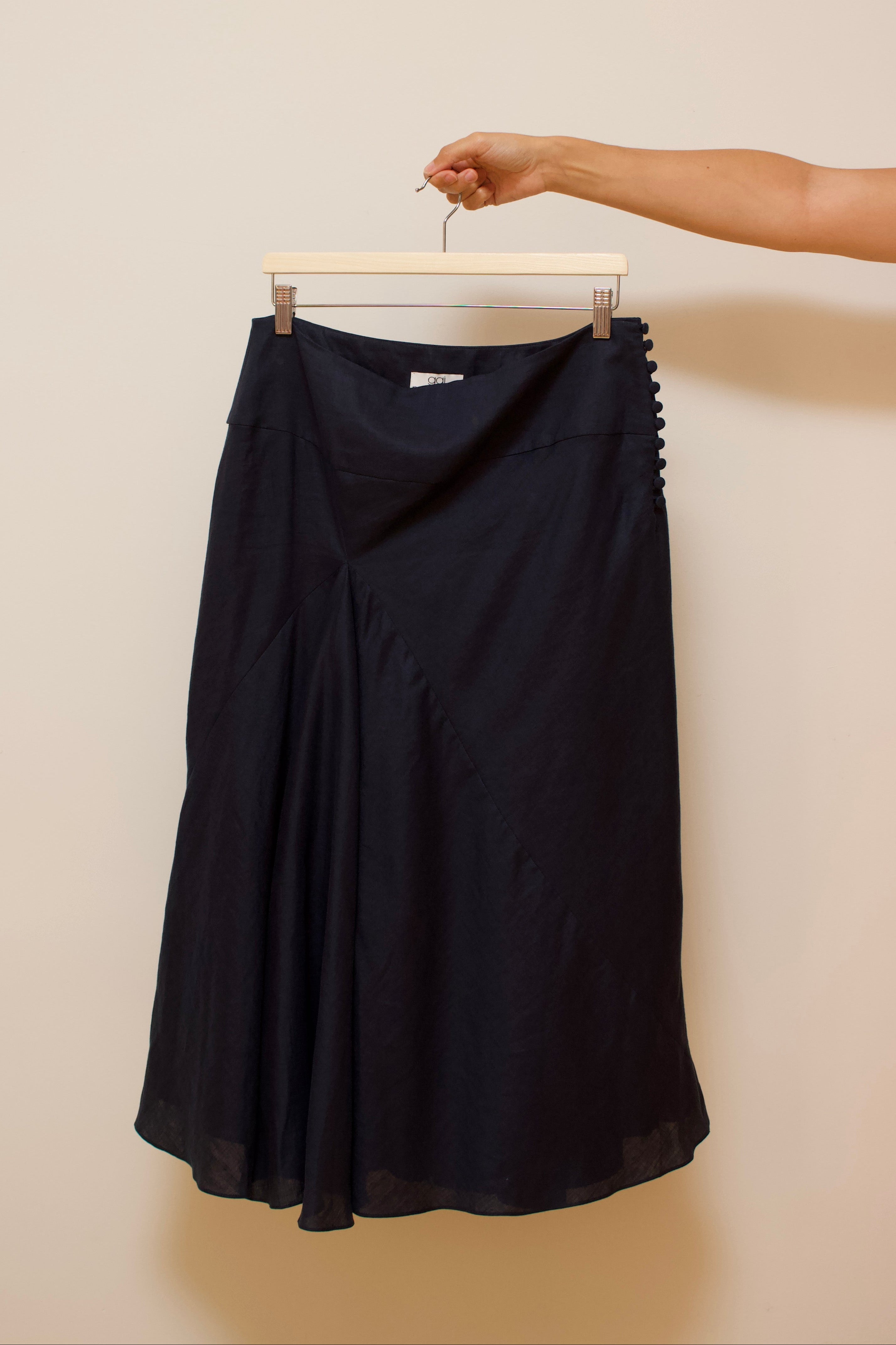 Linen blouse & skirt set