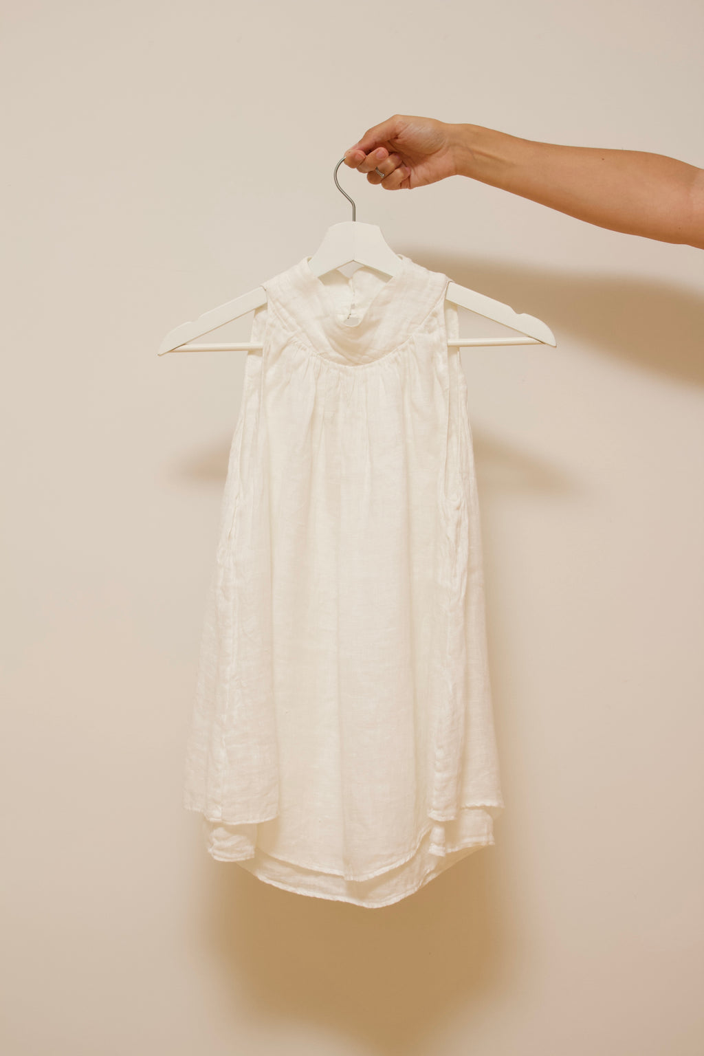 Linen halter top