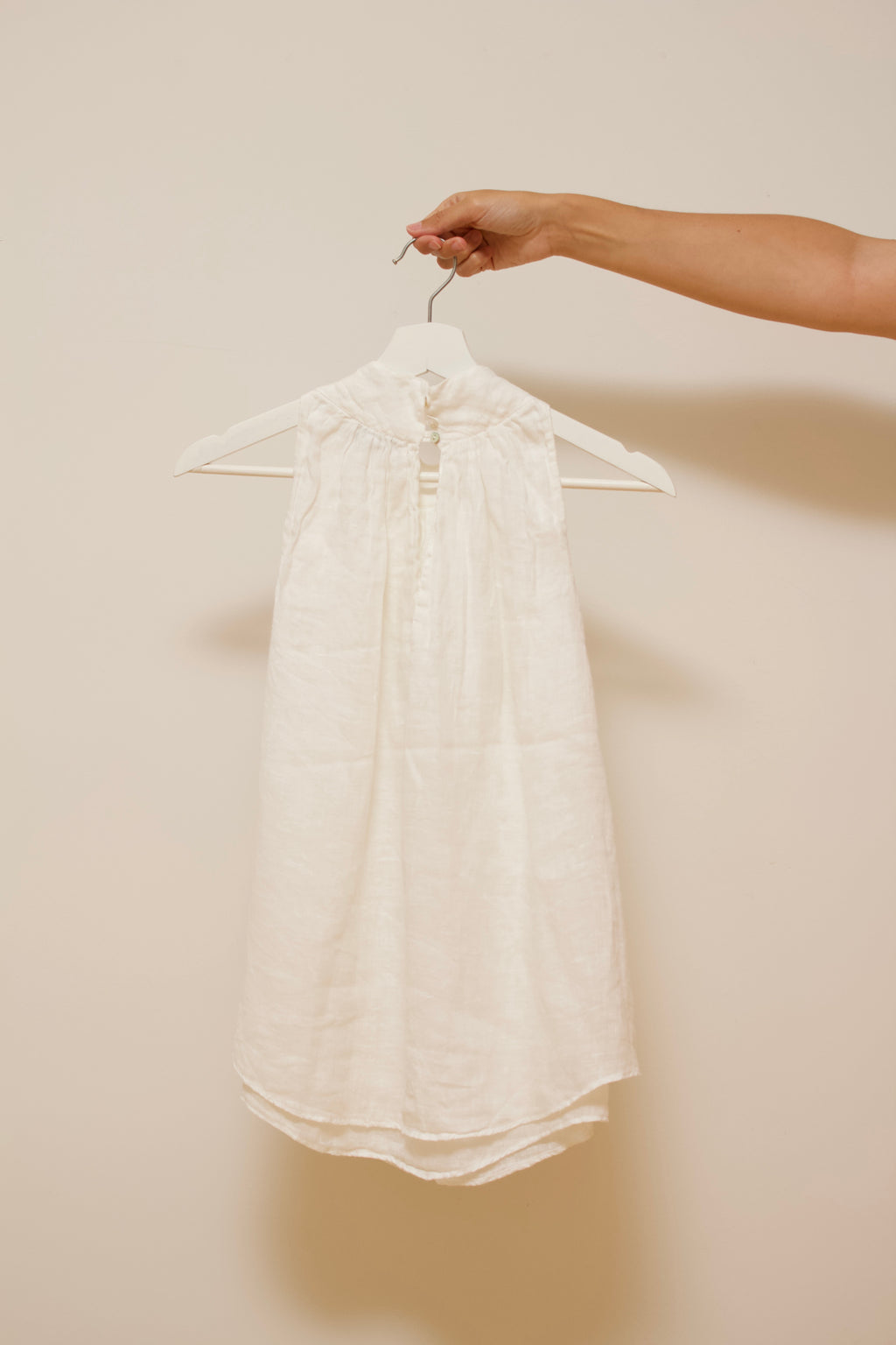 Linen halter top