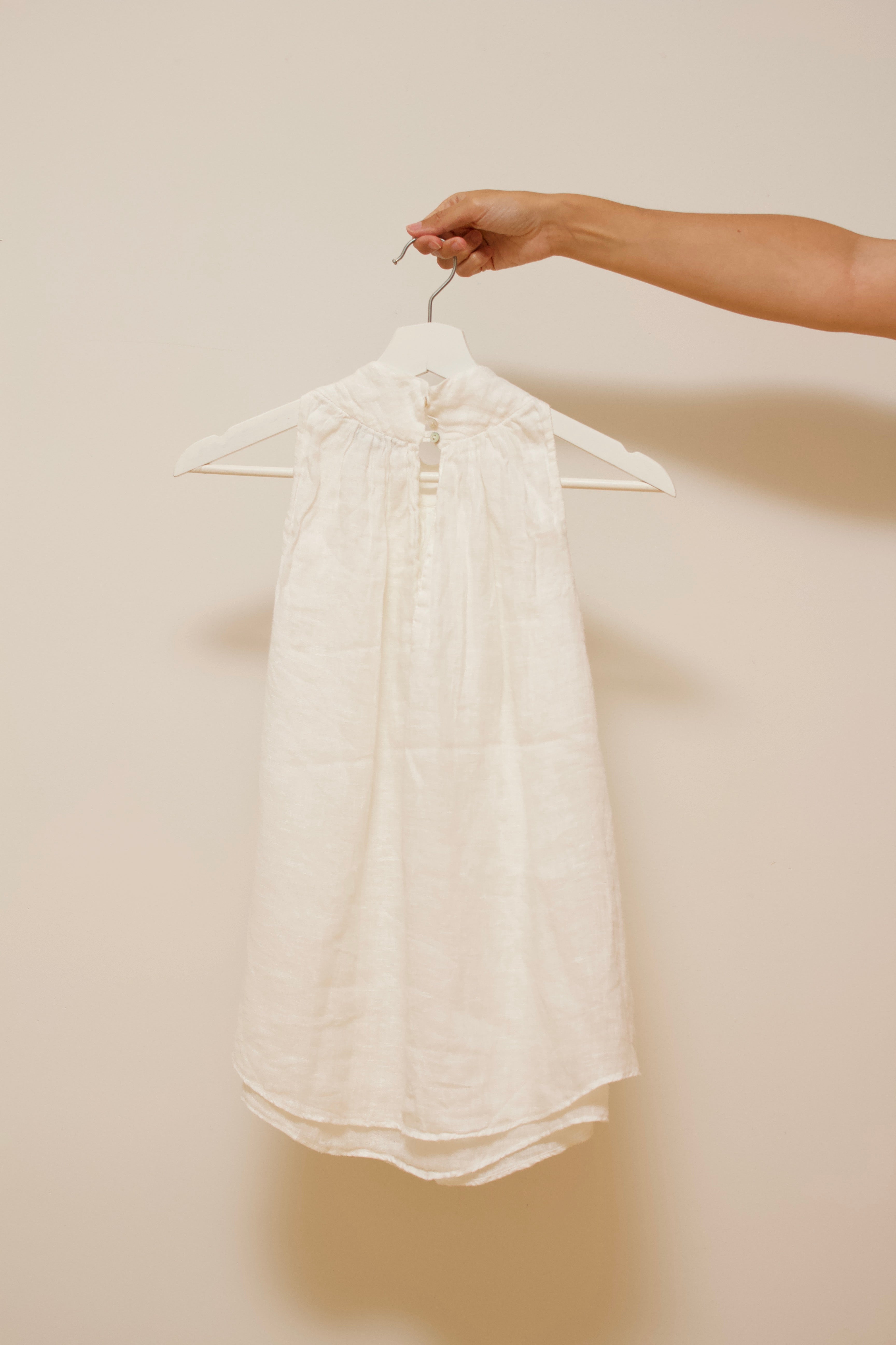 Linen halter top